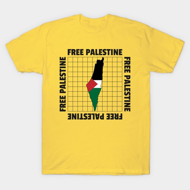 Free Palestine 01 T-Shirt by duterme